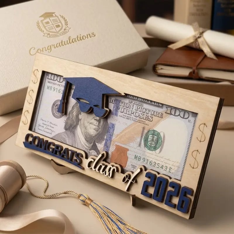 Ends Today: 50% OFF!Class of 2026 Graduation Money Holder – Stylish, Sentimental, Unforgettable