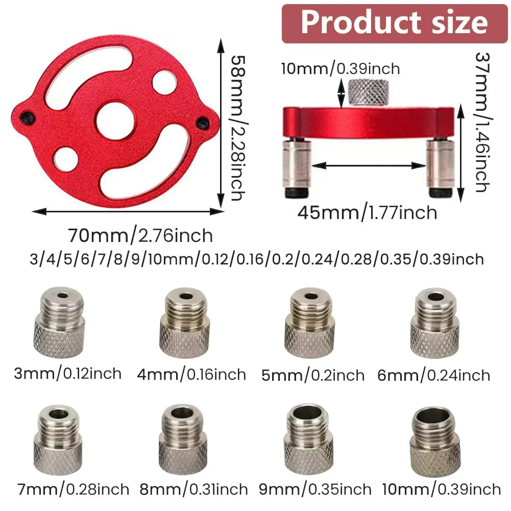 46% OFFSelf-Centering Doweling Jig – Precision Drill Guide for Flawless Woodworking Joints