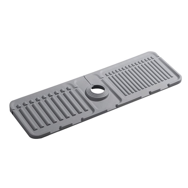 Faucet Splash Guard & Quick-Dry Draining Mat