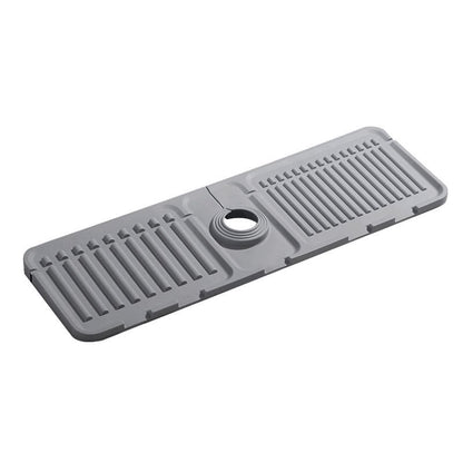 Faucet Splash Guard & Quick-Dry Draining Mat