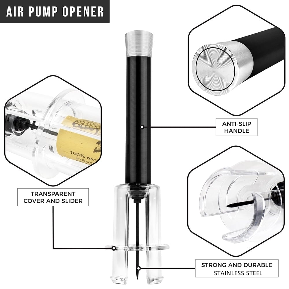 Air Pump Cork Remover Wine Bottle Opener