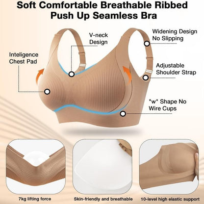 Buy 1 Get 3 Packs Super firming bra | Wire-free bra No more sagging breasts (3-Pack Value Set)