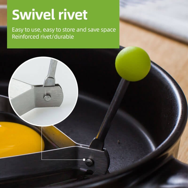 Premium Stainless Steel Egg Rings Molds – Easy Shaping for Perfect Breakfasts