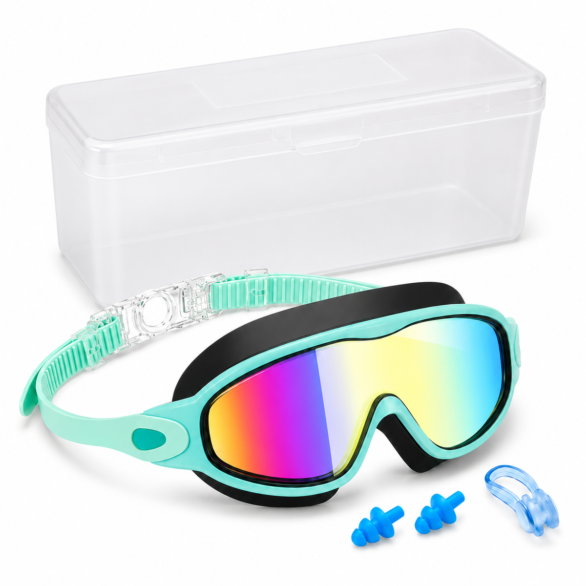 Season Hot Seller! Summer Must-Have 2-Pack Kids Swim Goggles