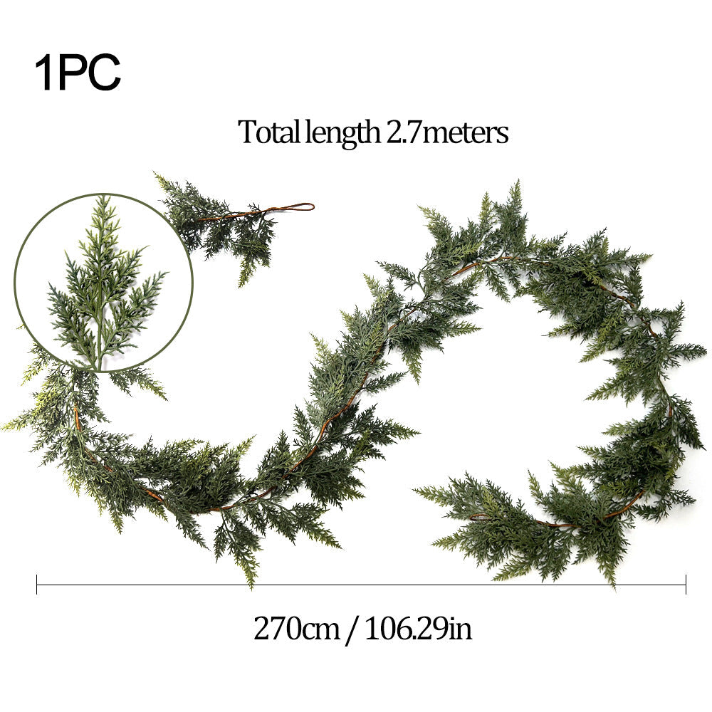 2025 Super Value Se6 FT Artificial Cedar Garlands –Realistic Touch Winter Greenery