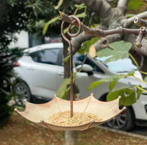Mini Umbrella Bird Feeder — Whimsical Garden Charm