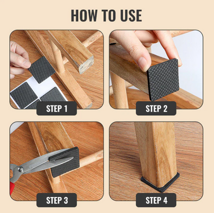 2026 Hot Sale Self-Adhesive Furniture Pads — Protect Floors & Reduce Noise