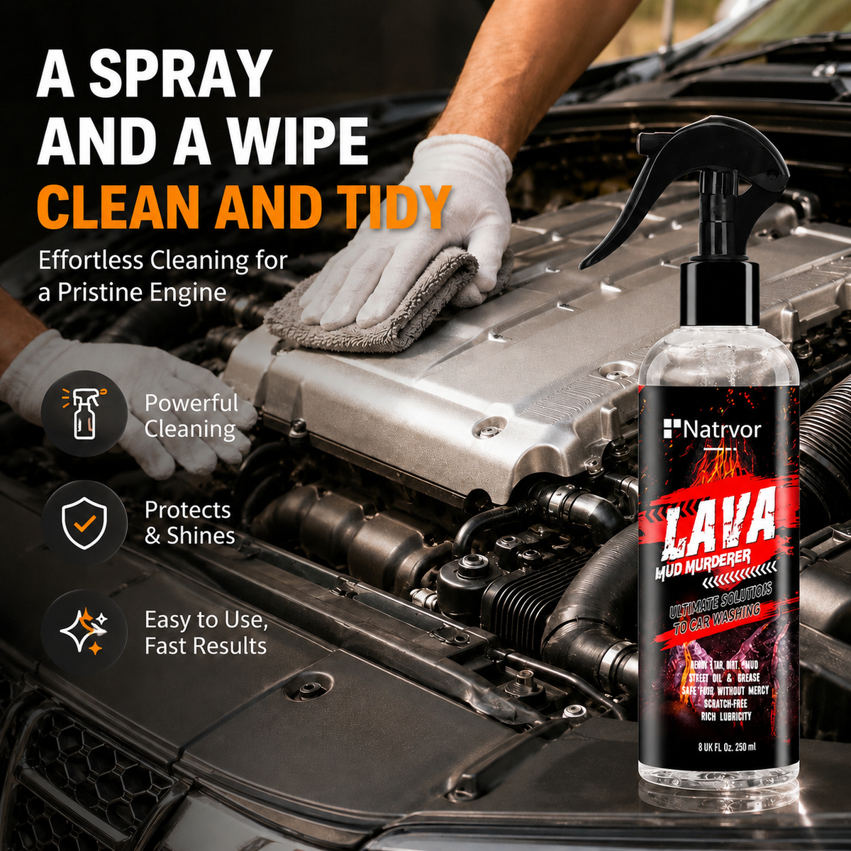 Engine Cleaner Spray | Clean, Degrease & Protect
