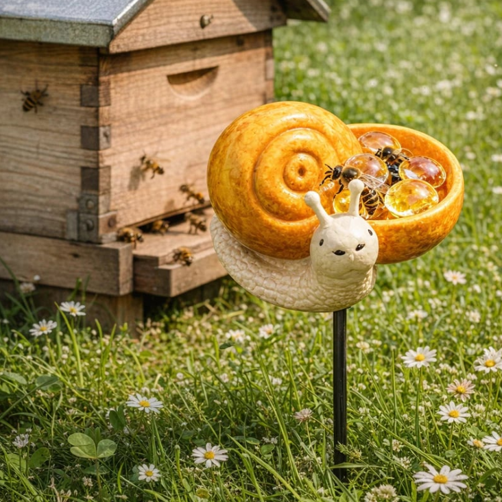Cute Animal Design Garden Watering Station, Outdoor Decorative Water Bowl