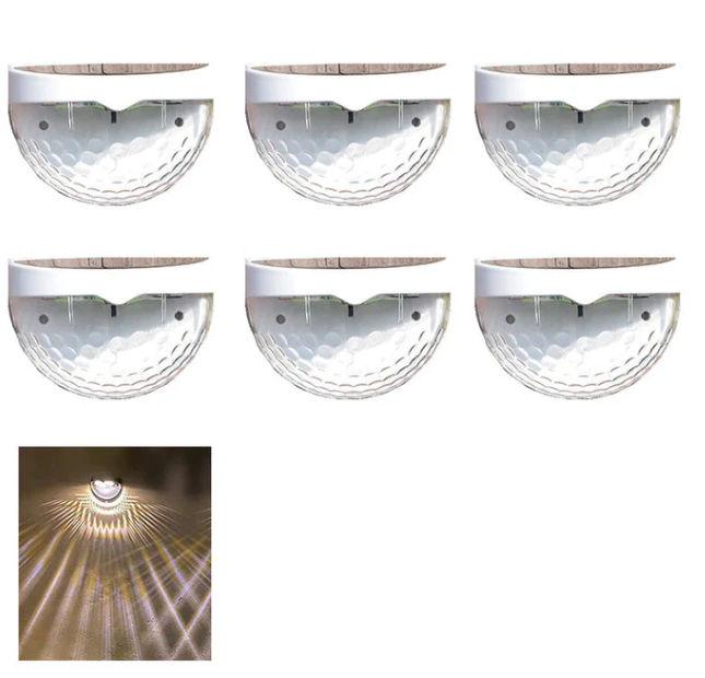 Solar Step Lights – Waterproof Garden Glow in Warm, White & Color Modes