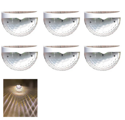 Solar Step Lights – Waterproof Garden Glow in Warm, White & Color Modes