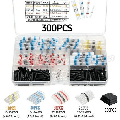 Last Day 49% OFF - 300PCS WATERPROOF SOLDER WIRE CONNECTOR KIT