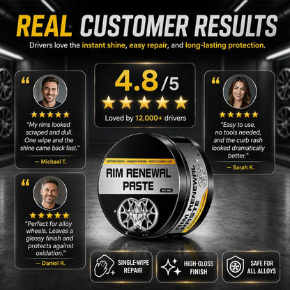 2026 HOT SALE50K+ SOLD! All‑in‑One Wheel Restoration Paste