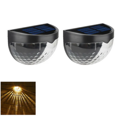 Solar Step Lights – Waterproof Garden Glow in Warm, White & Color Modes