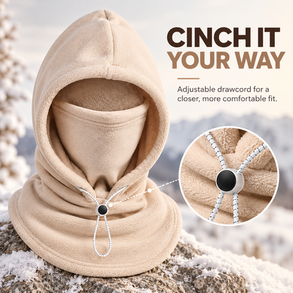 3-in-1 Winter Fleece Balaclava Hood Warm Face, Ear & Neck Cover