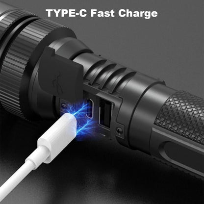 Top-Quality Rechargeable Flashlight with Adjustable Zoom – Your Satisfaction Is Assured.