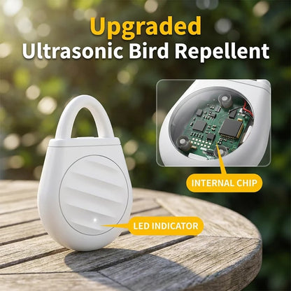 Limited time offer Buy 3 get 2 free！No more trouble from birds, beasts and locusts！Portable Ultrasonic Bird Repellent Keychain