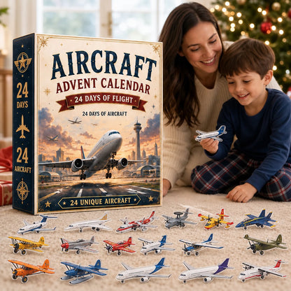 Letzter Tag: 60 % Rabatt – Flugzeug-Adventskalender 2026 | 24 Tage voller Flugspaß mit 24 einzigartigen Miniaturflugzeugen, Jets und Sammlerstücken aus der Luftfahrt