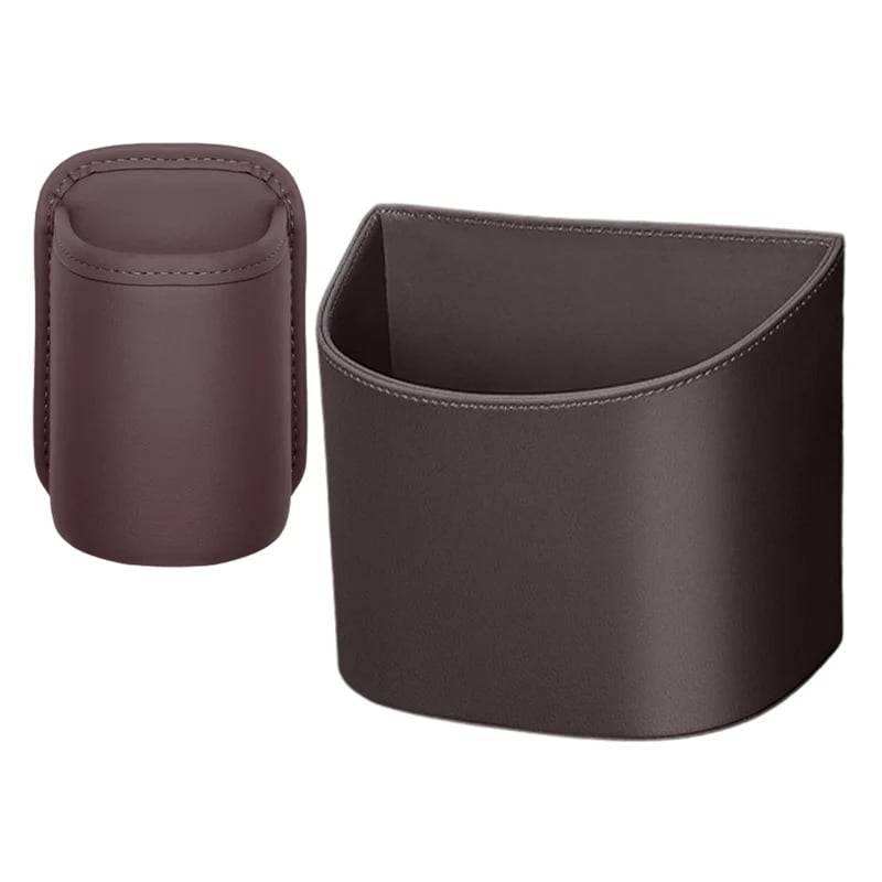 2026 HOT SALE50K+ SOLD! 49% OFF! Leather Car Door Cup Holder – Wide‐mouth opening, easy reach for drinks & phone. Clip‐on secure fit. PU leather, tough & stylish.