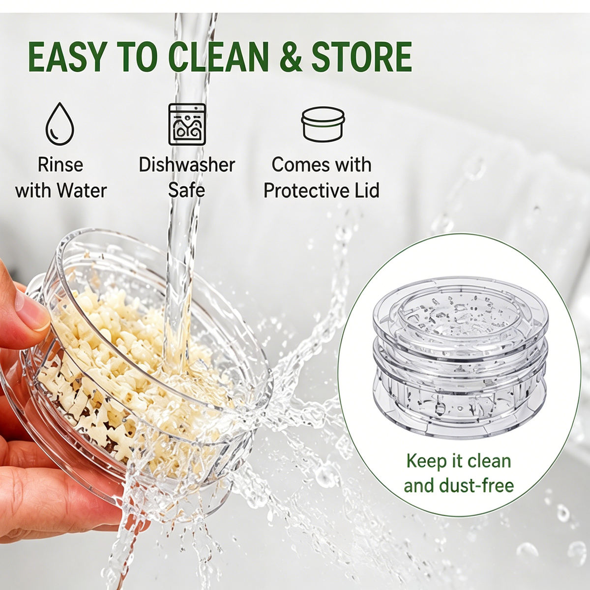 2 PCS Manual Garlic Twister Mincer Kitchen Gadget Gift