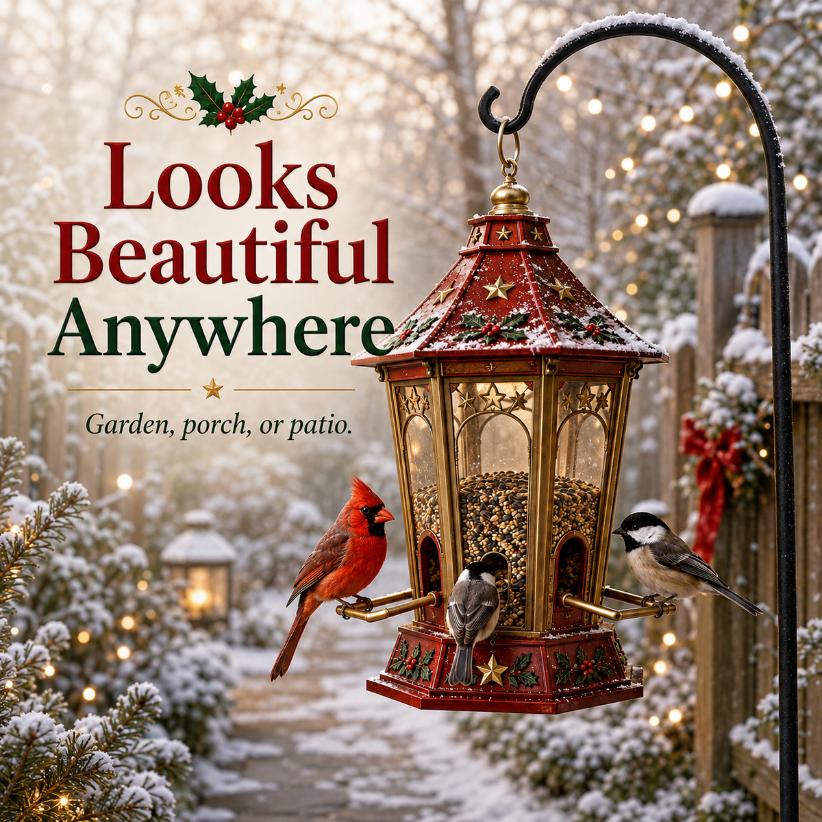 Christmas Bird Feeder Collection
