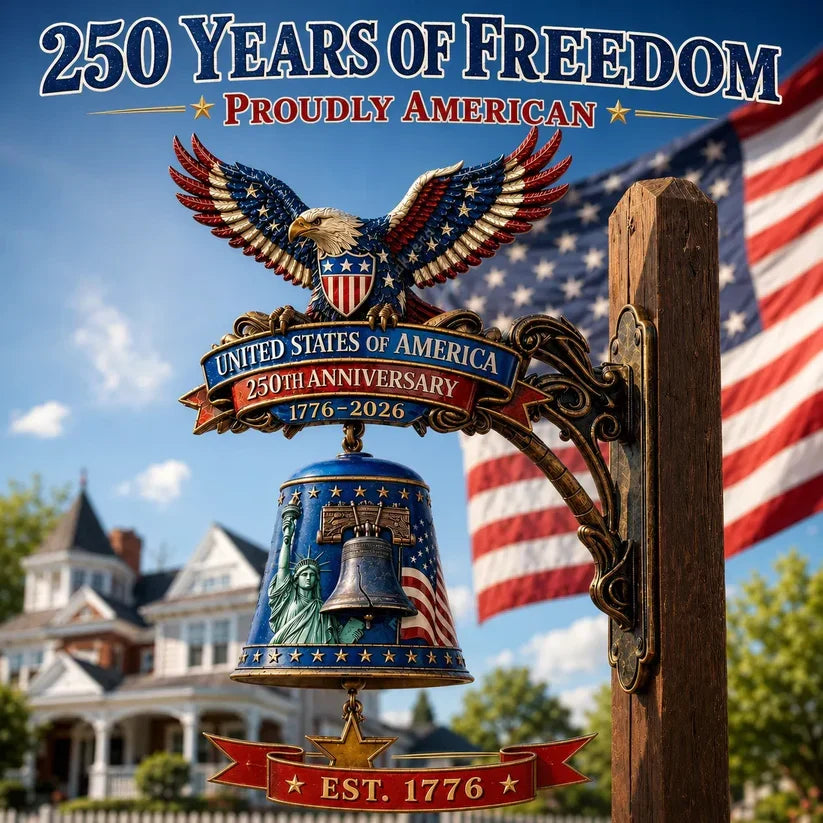Ring in the Semiquincentennial: 1776-2026 "Spirit of Liberty" Eagle Bell