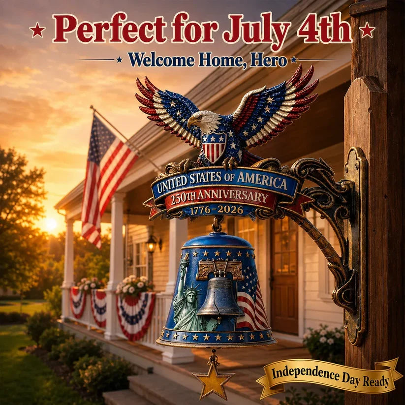 Ring in the Semiquincentennial: 1776-2026 "Spirit of Liberty" Eagle Bell