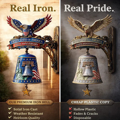 Ring in the Semiquincentennial: 1776-2026 "Spirit of Liberty" Eagle Bell