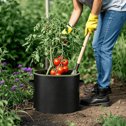 5-Pack 5 Gallon Grow Bags – Heavy Duty Aeration Fabric Pots with Handles for Vegetables, Flowers & Fruits