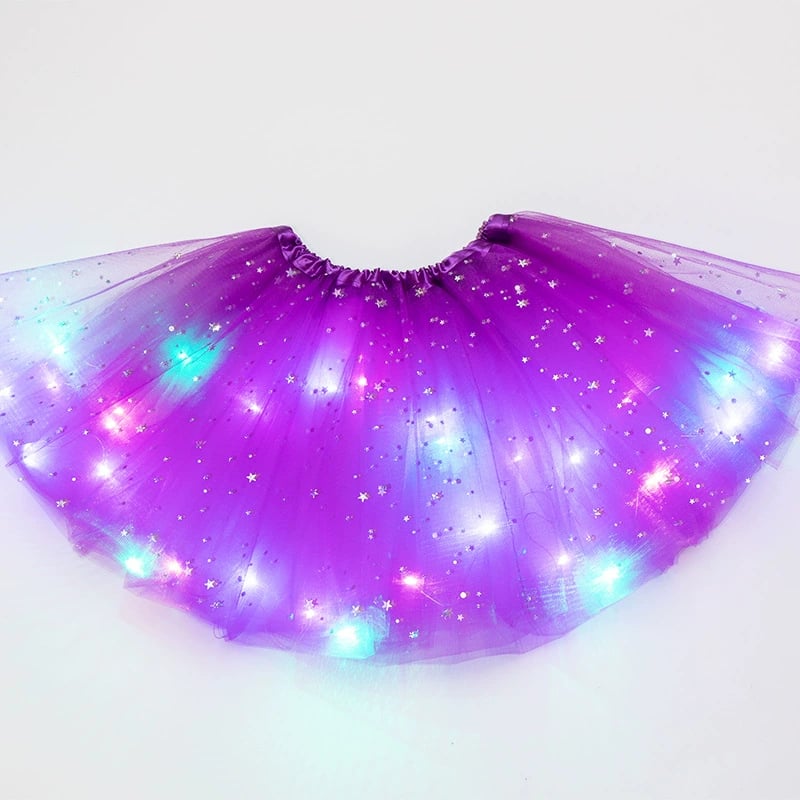 Princess Glow LED Skirt | Soft, Safe & Stretchy for All-Day Play– Last Chance at This Price!
