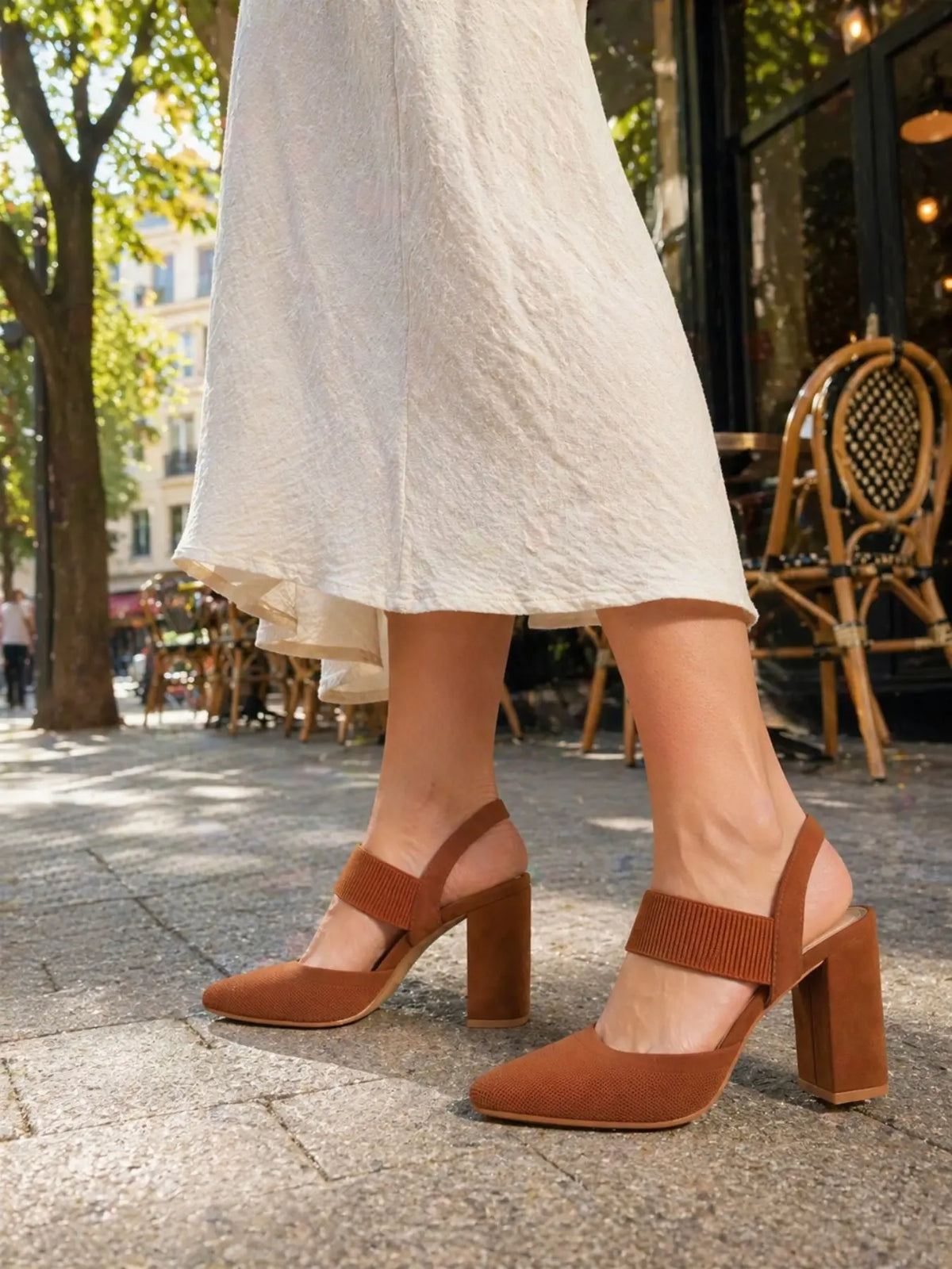 Women's Rubber Shoes – Pointed Toe, Wedge