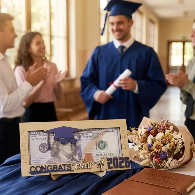 Ends Today: 50% OFF!Class of 2026 Graduation Money Holder – Stylish, Sentimental, Unforgettable