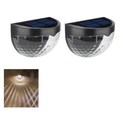 Solar Step Lights – Waterproof Garden Glow in Warm, White & Color Modes