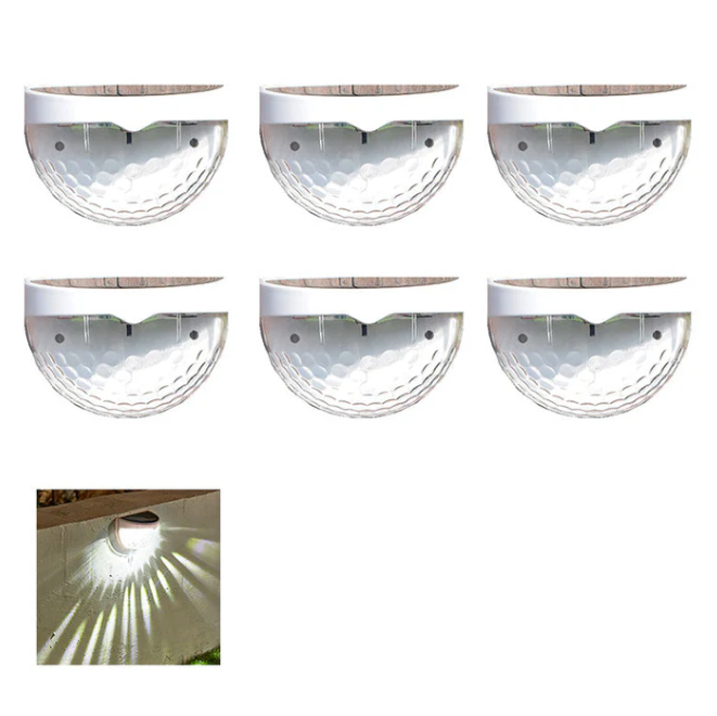 Solar Step Lights – Waterproof Garden Glow in Warm, White & Color Modes