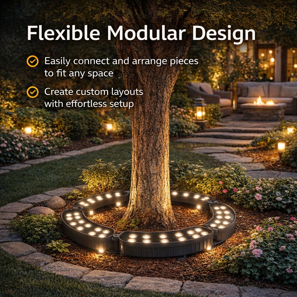 LED Ring Tree Light | Outdoor Waterproof Landscape Spotlight