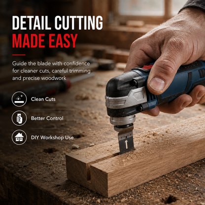 12V Cordless Precision Cutter – Compact Multi-Function DIY Detail & Plunge Cutting Tool