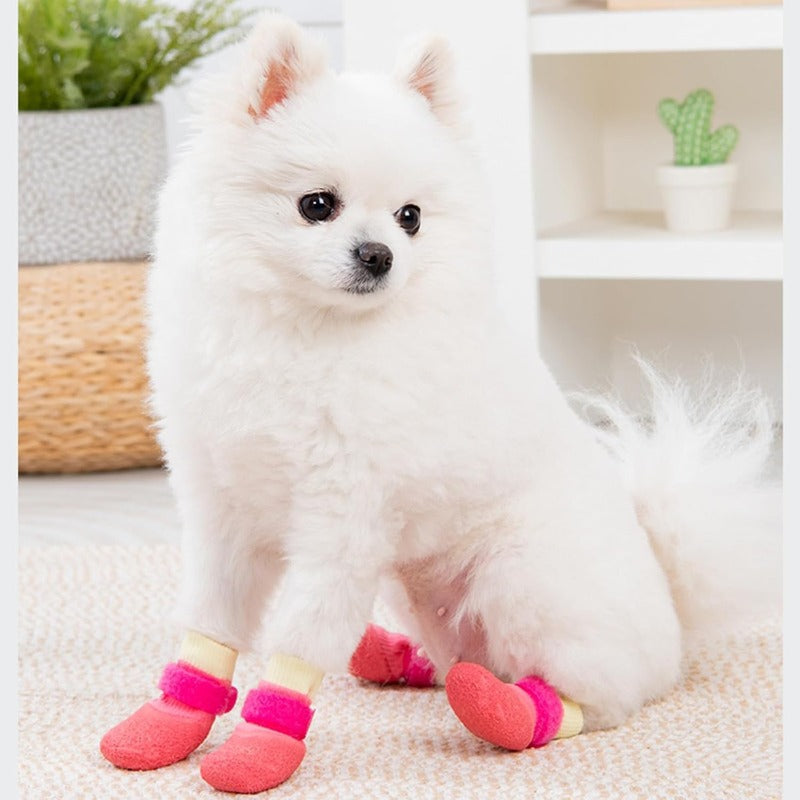 Premium Waterproof Knit Dog Boots – Anti-Slip Paw Protection for Indoor & Outdoor Adventures