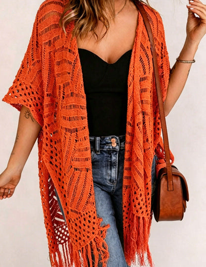 2026 Women's Lightweight Knit Cardigan Perfect for outdoor beach vacations and sun protection