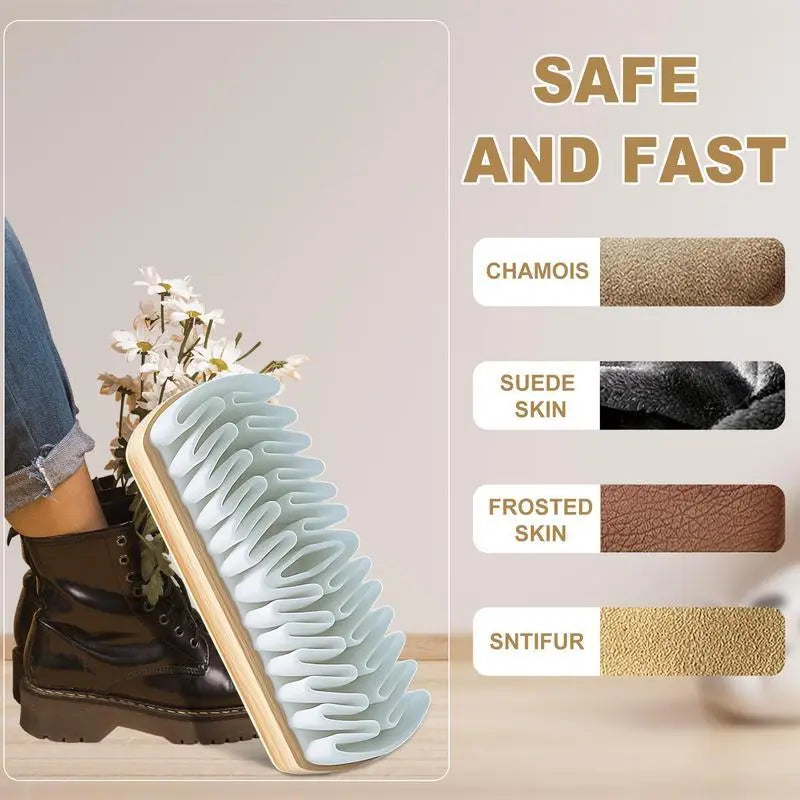 2-in-1 Suede Shoe Brush Leather Care Essential