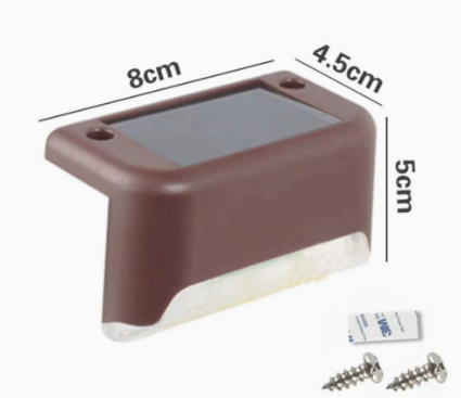 Solar Step Lights – Waterproof Garden Glow in Warm, White & Color Modes