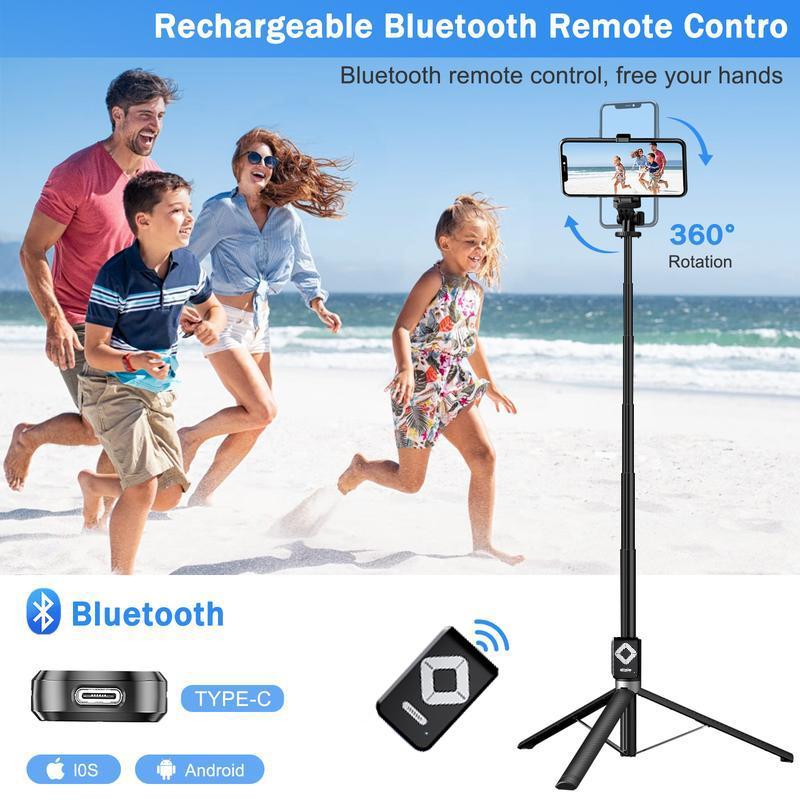 48% Off6-in-1 Wireless Selfie Stick with Dual Fill Lights