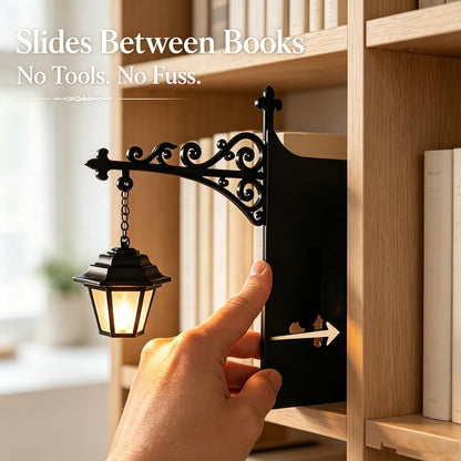 Ghost Bookshelf Lantern for Cozy Reading Corners