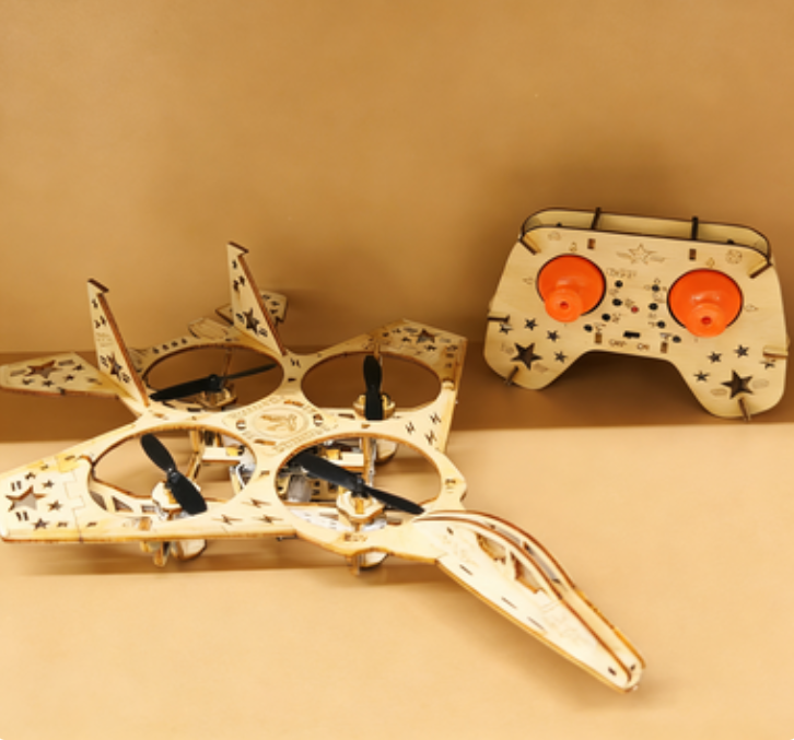 HOT SALE 50%OFF DIY Wooden Drone Building Kit