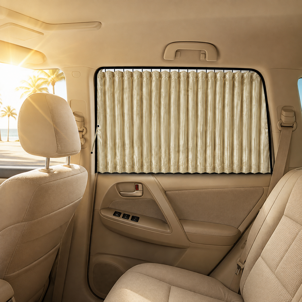 4 Pcs Magnetic Car Side Window Sun Shades