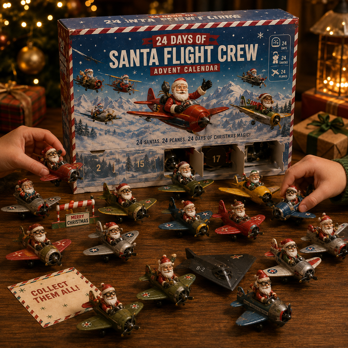 Santa Flight Crew Advent Calendar