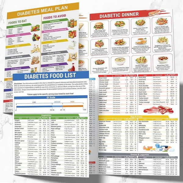 Diabetes Food Guide & Meal Planner – Easy Daily Nutrition Companion