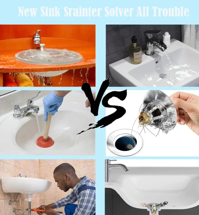 Universal Pop-Up Sink Drain Filter – Anti-Odor & Anti-Clog