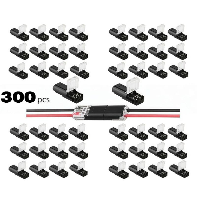 Flash Sale20K+ SOLD!Double-Wire Plug-in Connector Led Light Strip Connectors 2 Pin