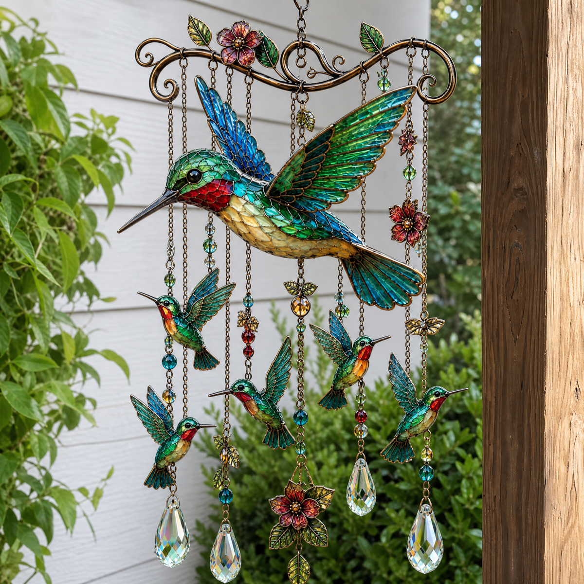 Last Day 50% OFF Graceful Hummingbird Wind Chime Add Beauty to Every Breeze