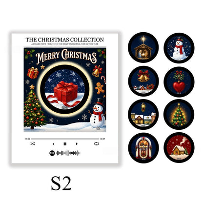 NFC-enabled Holiday Music Fridge Magnet